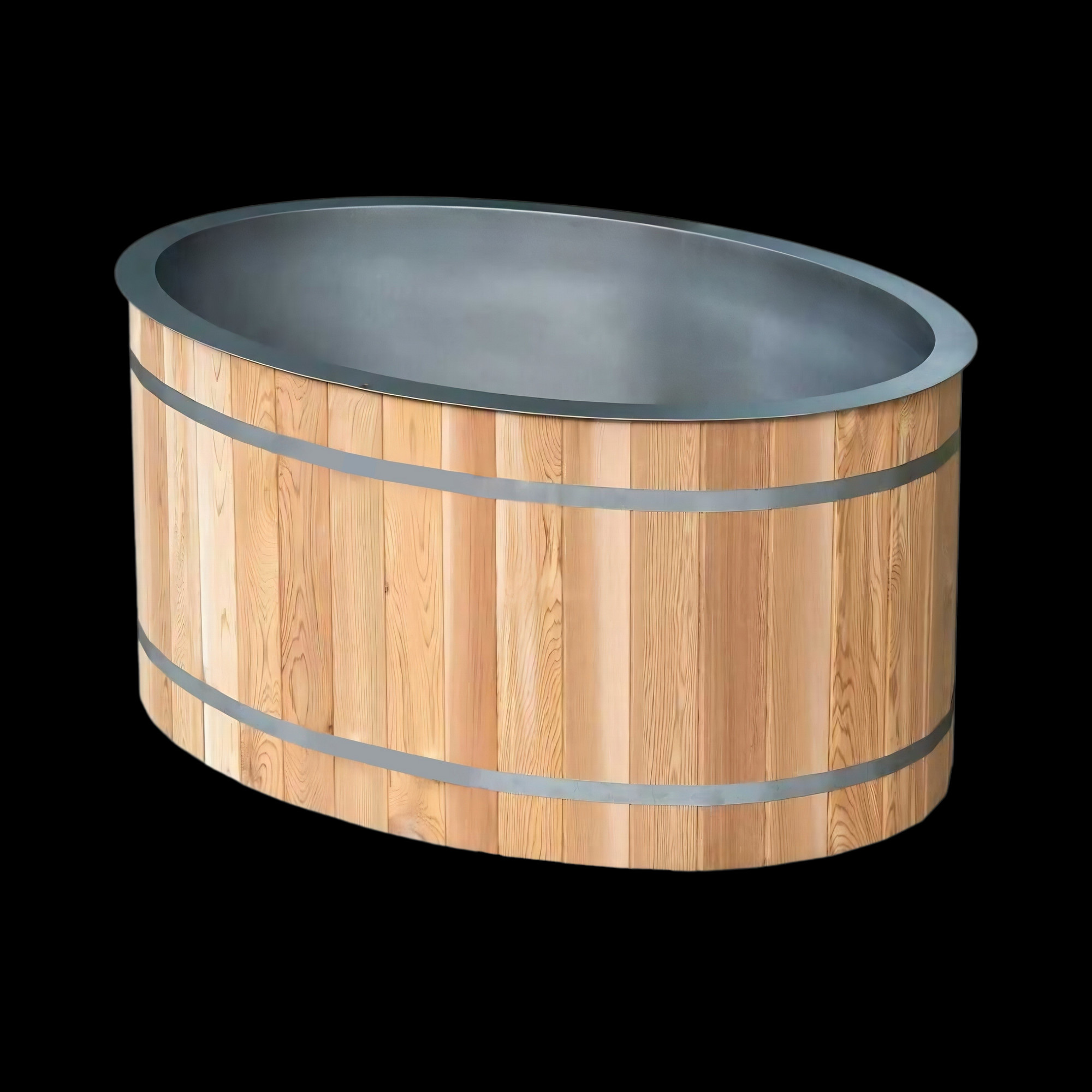 Canuck Cold Carbonized Pine Cold Tub
