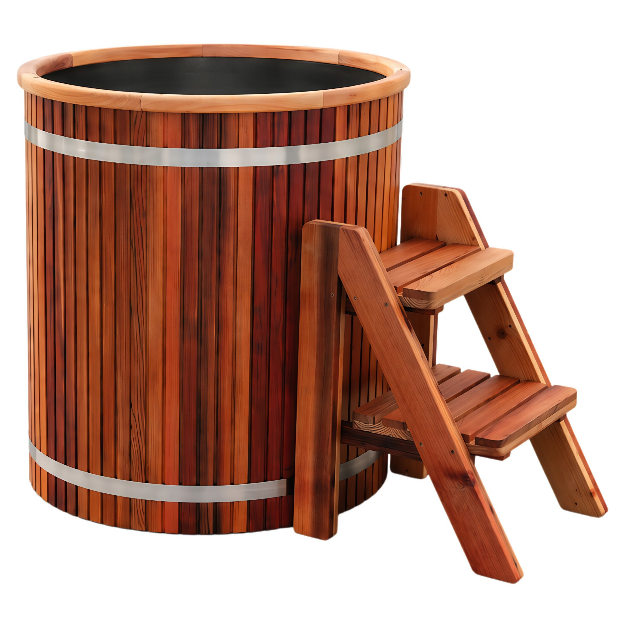 Canuck Cold Red Cedar Outdoor Ice Bath Barrel