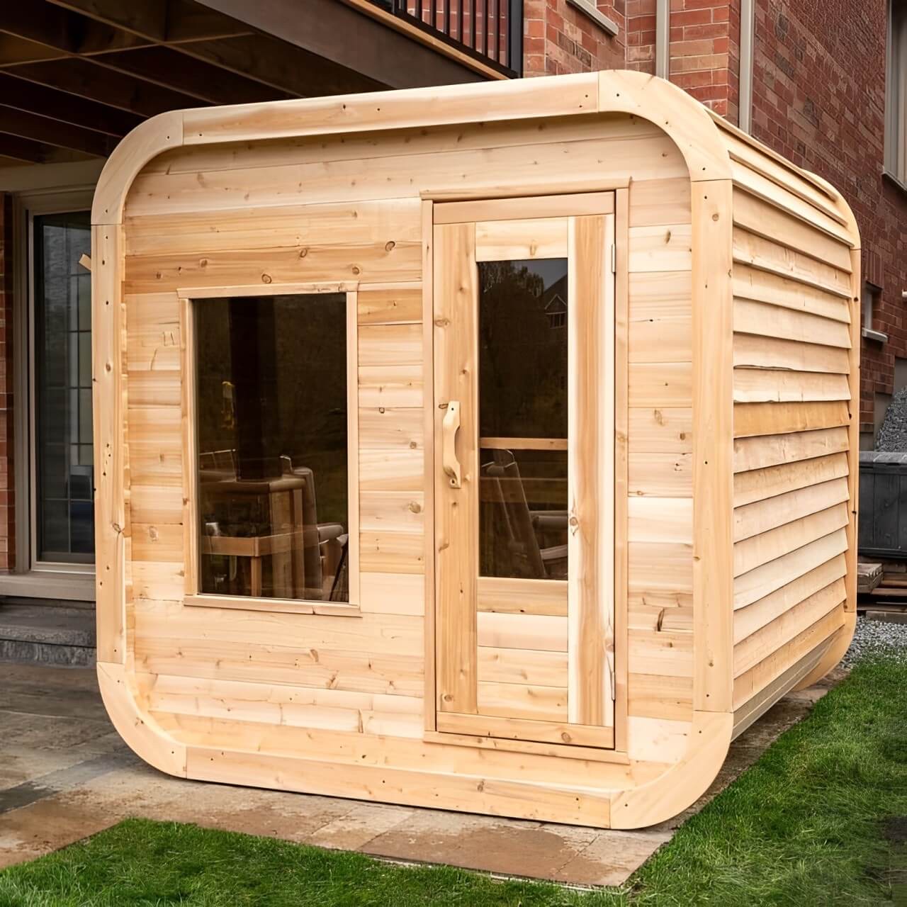 Dundalk Leisurecraft Luna Cube Cabin Sauna