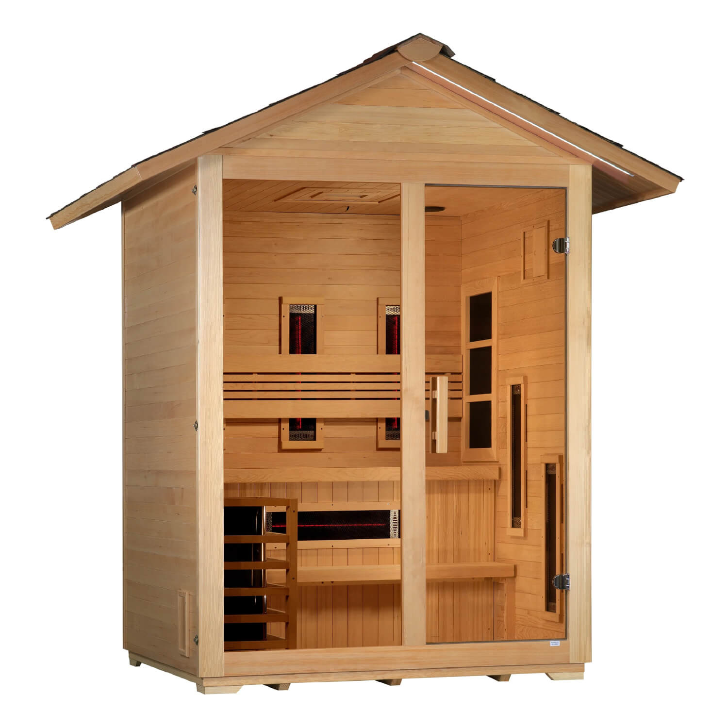 Golden Designs Carinthia 3-Person Hybrid Sauna