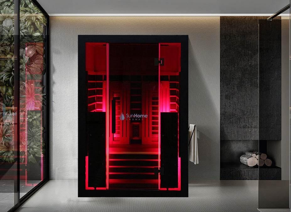 Sun Home Eclipse 2-Person Infrared + Red Light Sauna
